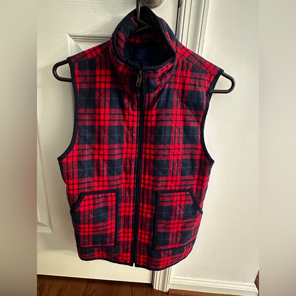Francesca’s plaid vest